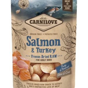 Carnilove Freeze Dried Raw Dog Treats Salmon & Turkey - 60g