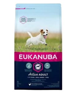 Eukanuba Chicken Active Adult Small Breed Dry Dog Food - 2kg