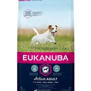 Eukanuba Chicken Active Adult Small Breed Dry Dog Food - 2kg