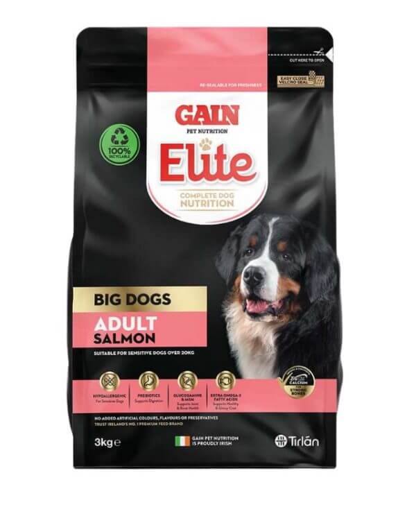 Gain Elite Big Dogs Adult Salmon - 3Kg