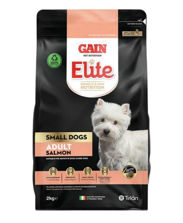 Gain Elite Small Dogs Adult Salmon - 2Kg