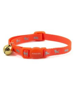 High Vis Cat Collar Orange - 5016646670779