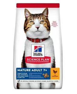 Hills Science Plan Chicken Mature Adult 7+ Dry Cat Food - 1.5kg