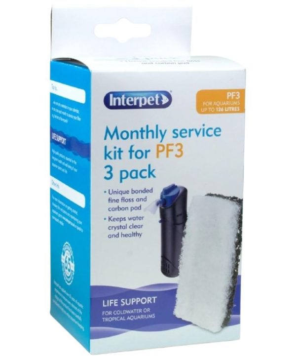 Interpet Monthly Service Kit PF3 - 3 pack