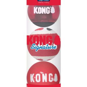 KONG Signature Ball Dog Toy Assorted - Large