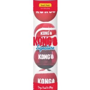 KONG Signature Ball Dog Toy Assorted Small - 4 Pack