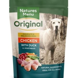 Natures Menu Chicken with Duck & Vegetables Dog Food Pouches - 300g - 5025730003478