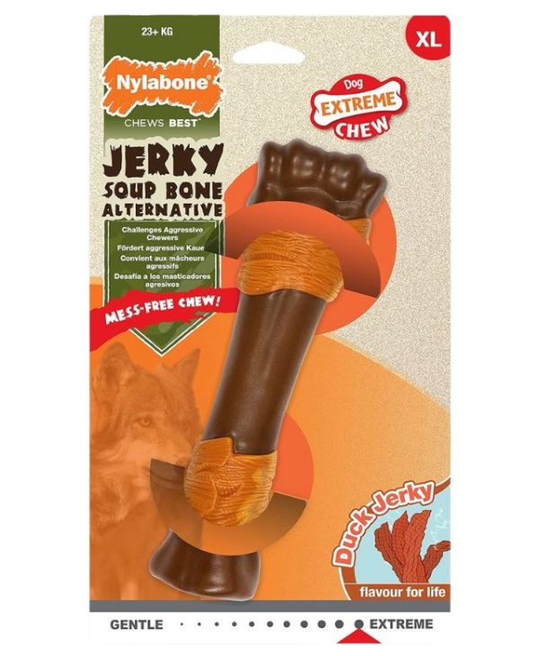 Nylabone Jerky Soup Done Dog Extreme Chew - XL