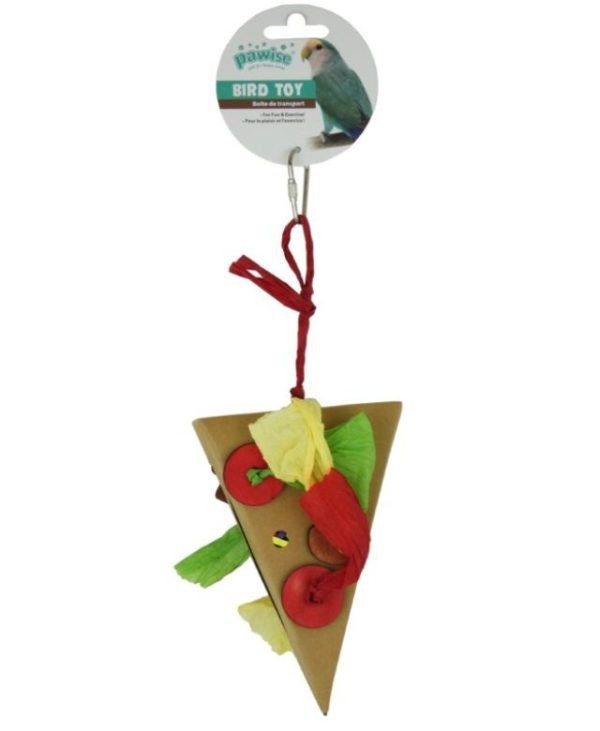 Pawise Pizza Box Bird Toy