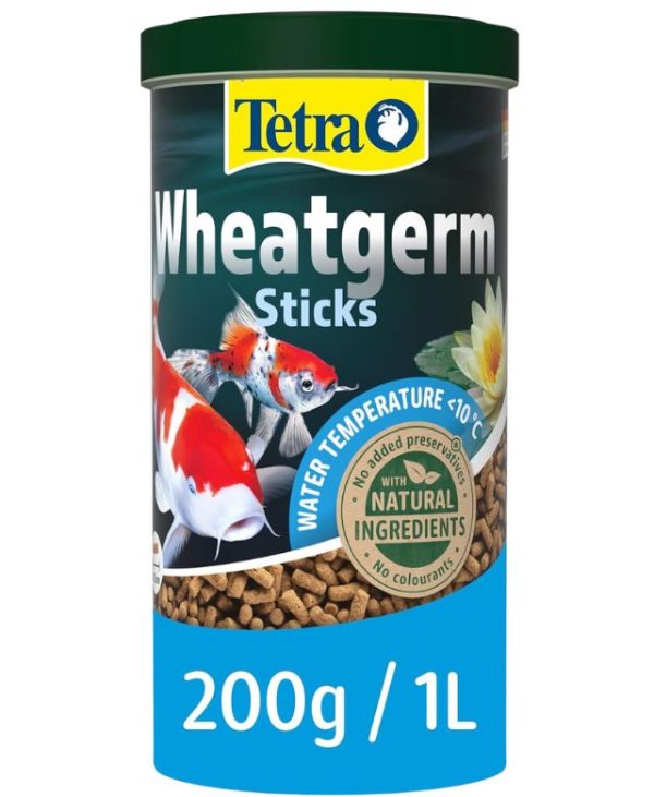 Tetra Pond Wheatgerm Sticks - 200g /1 L