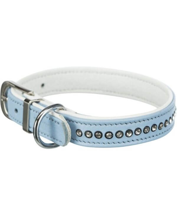 Trixie Active Comfort Collar with Rhinestones Blue - XXS-XS - 4011905190259 (2)