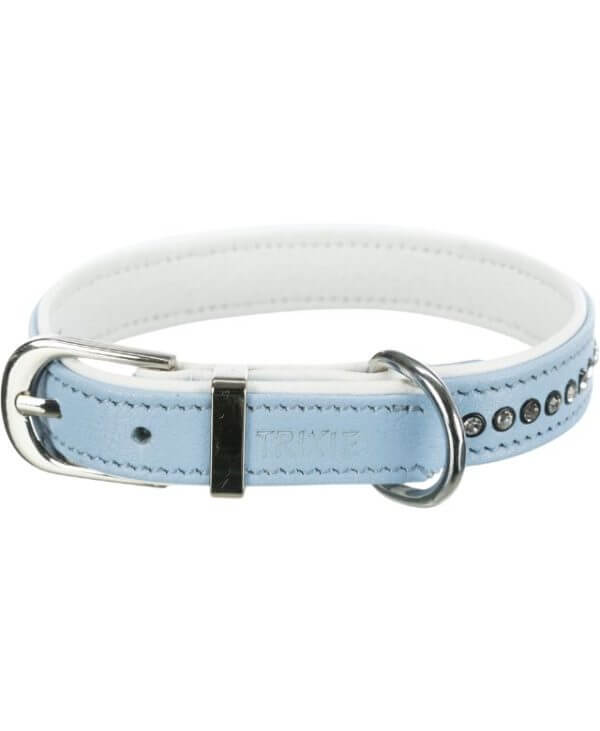 Trixie Active Comfort Collar with Rhinestones Blue - XXS-XS - 4011905190259