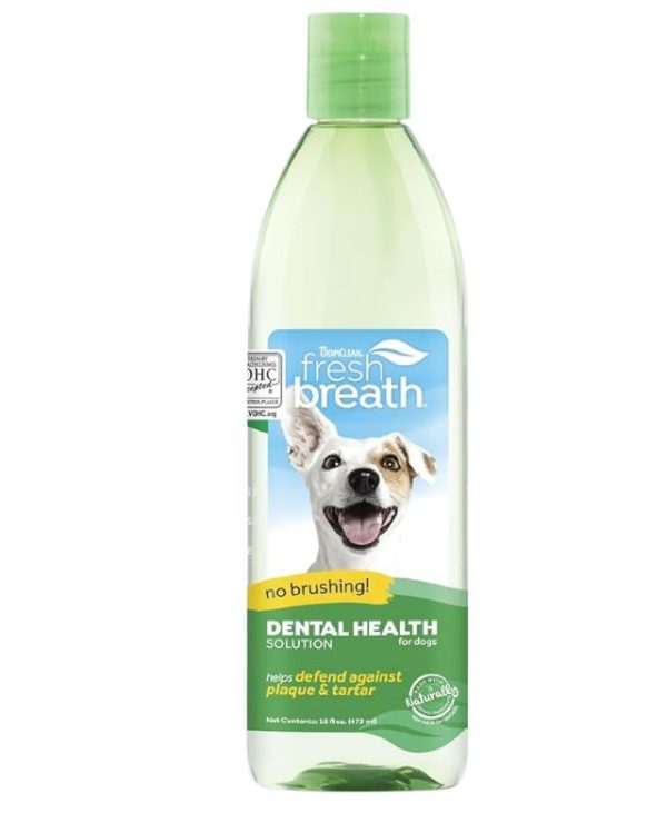 TropiClean Fresh Breath Dental Health Solution for Dogs - 118ml