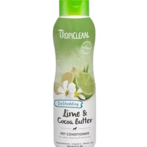 TropiClean Lime and Cocoa Butter De-Shedding Conditioner - 355ml