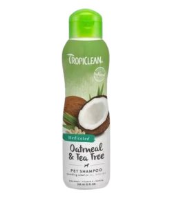 TropiClean Oatmeal & Tea Tree Medicated Dog Shampoo - 355ml