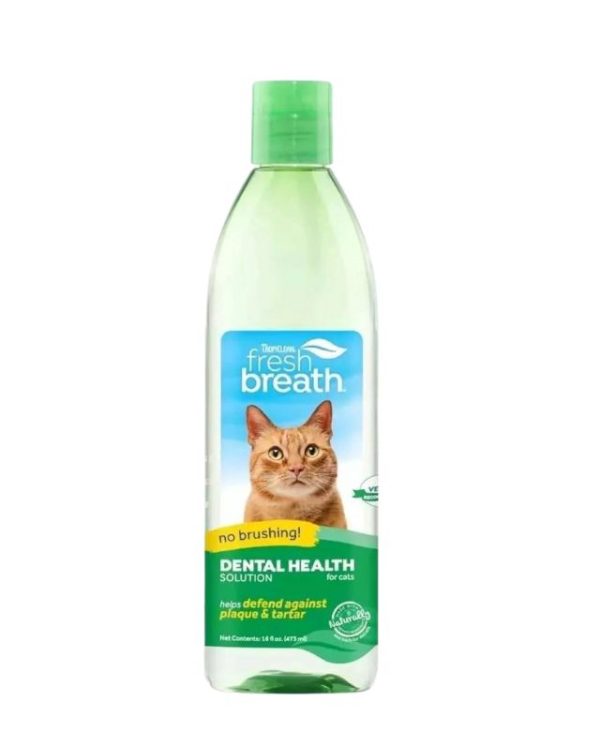 TropiClean Fresh Breath Water Additive for Cats - 473ml