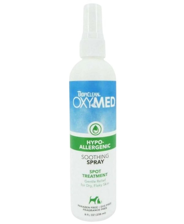 TropiClean OxyMed Hypoallergenic Soothing Spray - 236ml