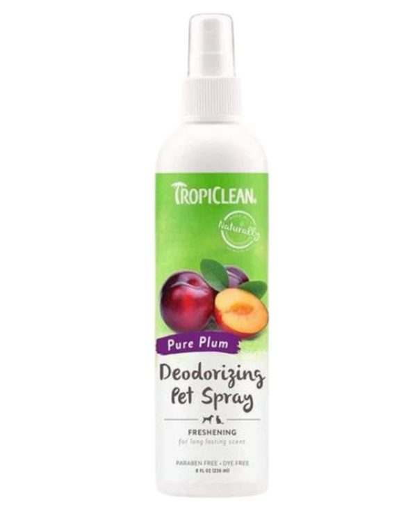 Tropiclean Pure Plum Deodorising Pet Spray - 236ml