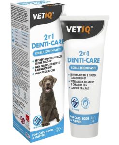 VETIQ 2 in 1 Denti-Care Edible Toothpaste for Cat, Dogs & Puppies - 70g