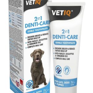 VETIQ 2 in 1 Denti-Care Edible Toothpaste for Cat, Dogs & Puppies - 70g