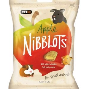 VetIQ Apple Nibblots Small Animal Treats - 30g