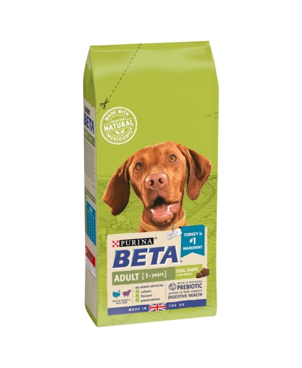 BETA Turkey and Lamb Adult Dry Dog Food 2kg