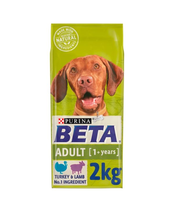 BETA Turkey and Lamb Adult Dry Dog Food 2kg