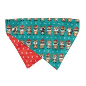 FuzzYard Christmas Disco Reindeer Bandana