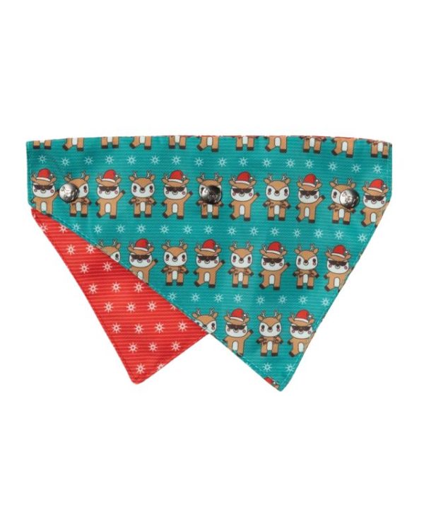 FuzzYard Christmas Disco Reindeer Bandana