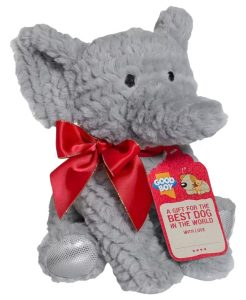 Good Boy Elephant Plush Dog Toy Gift - 25cm