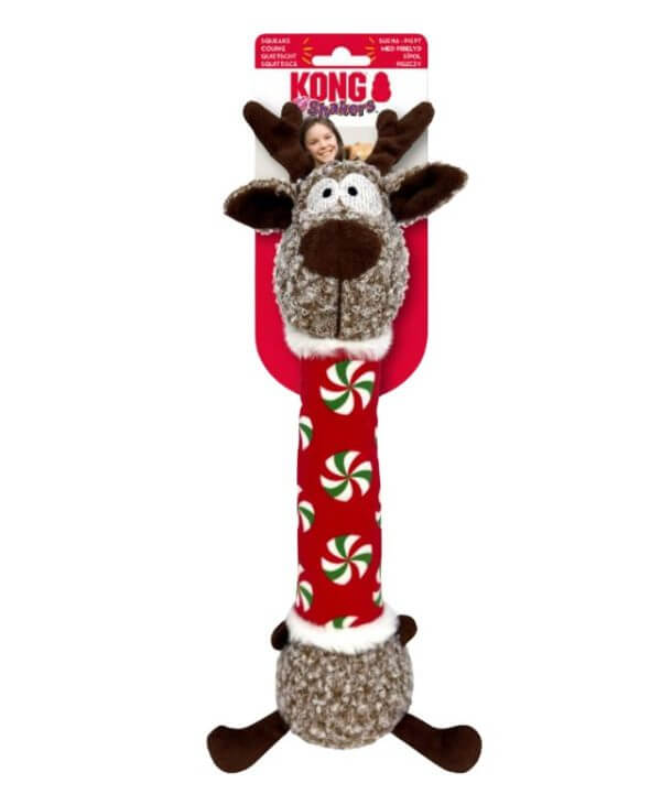 KONG Christmas Shakers Luvs Reindeer - Medium