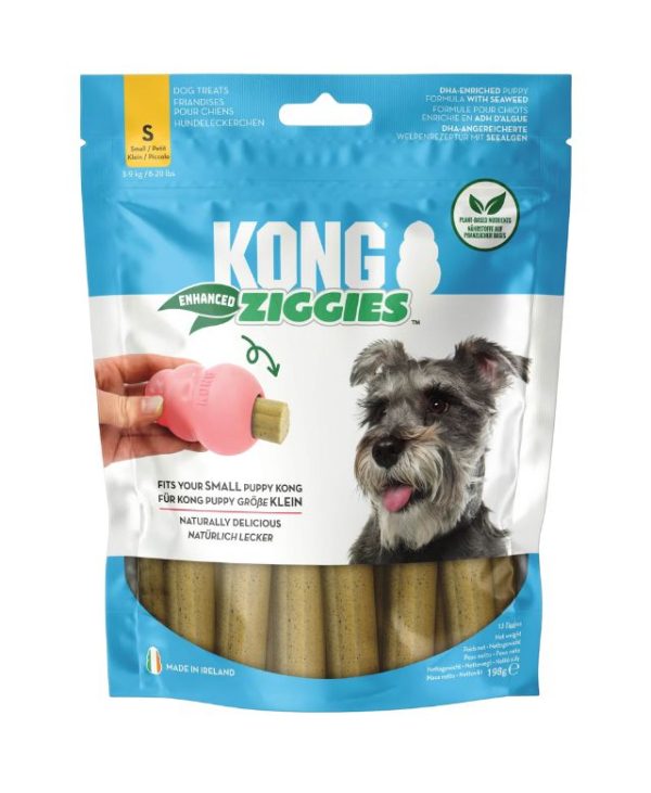 Kong Enhanced Ziggies Dog Treats Small Puppy - 198g