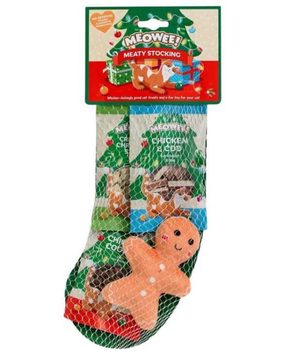 Meowee! Cat Meaty Christmas Stocking 90g