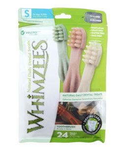 Whimzees Natural Daily Dental Dog Treats -24 Pack Small