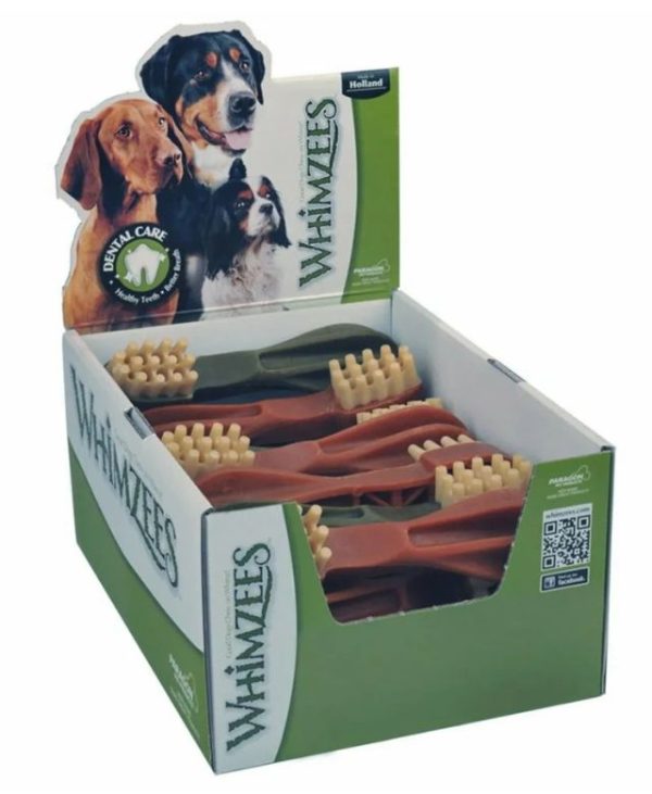 Whimzees Toothbrush Dental Dog Treats - XL