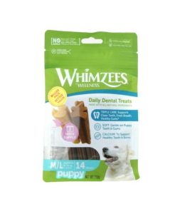 Whimzees Puppy Daily Dental Treats Medium & Large Breed - 14 Pack