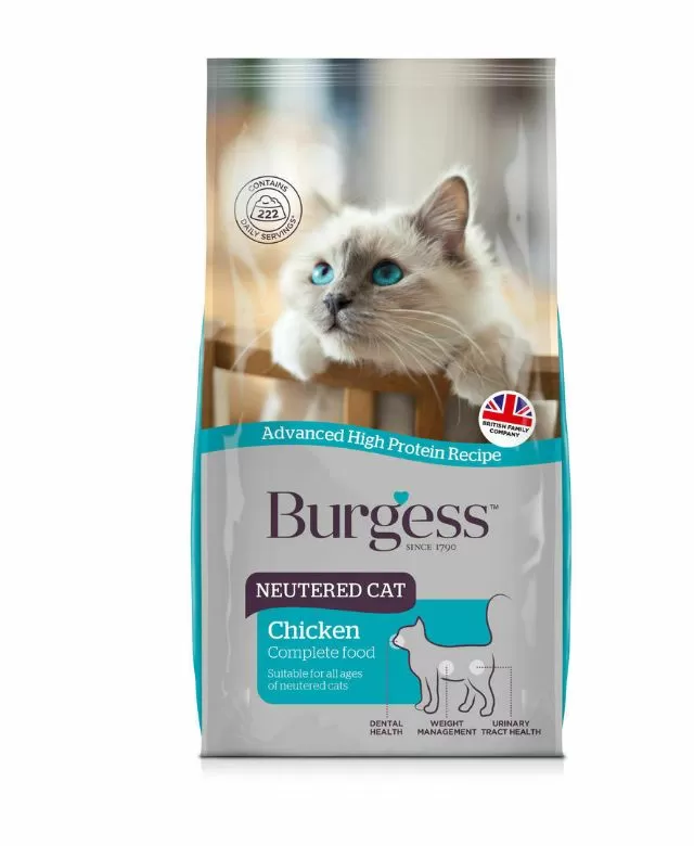 Burgess Neutered Cat 1.5kg