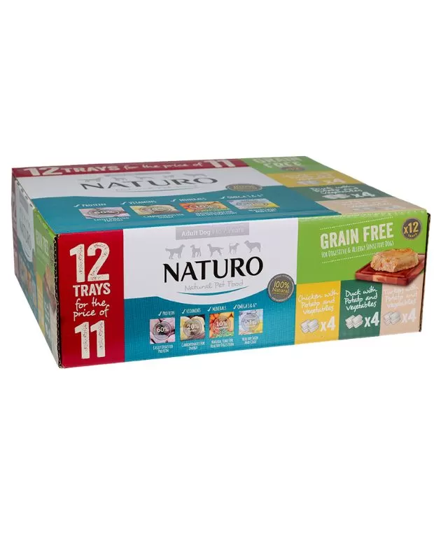 Naturo Grain Free Variety Multipack 11+1 Free